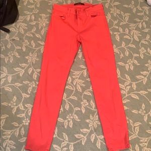Jbrand coral/red jeans